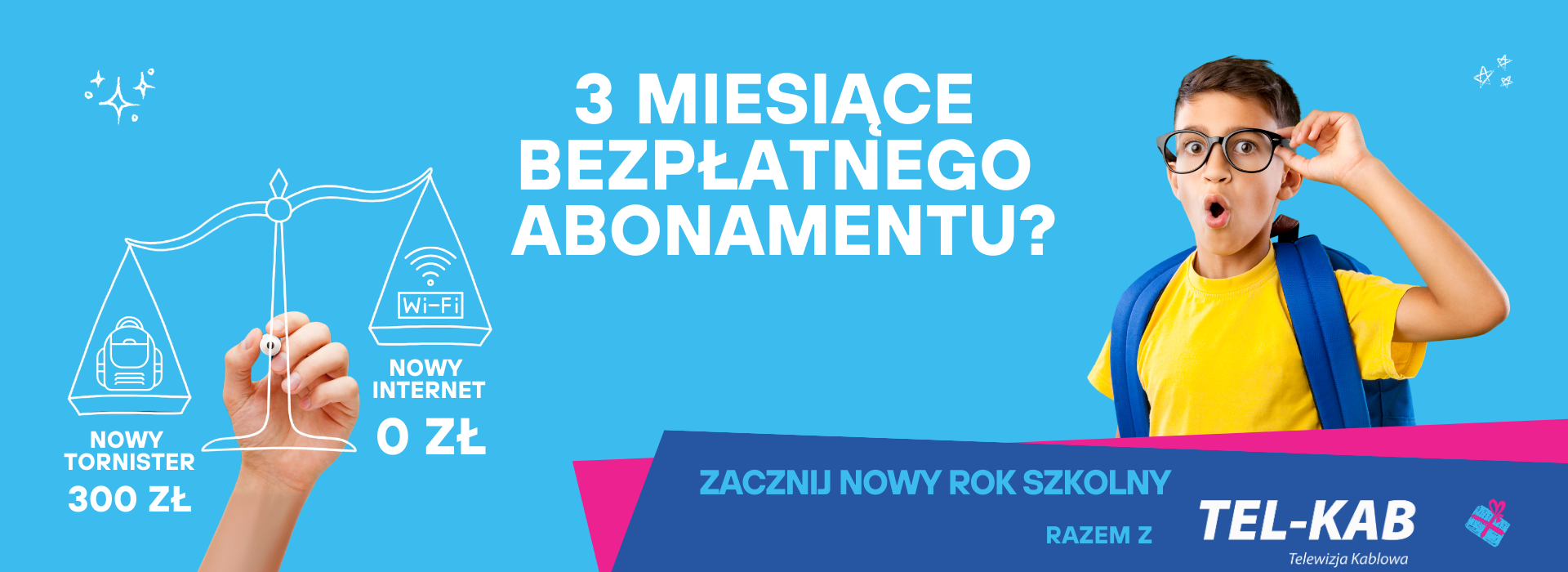 Tylko teraz az 3 miesiace za darmo Najszybszy Internet, telewizja z nagrywarką