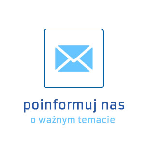 Poinformuj nas o ważnym temacie