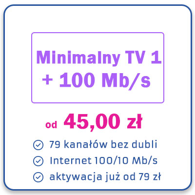 79 kanałów + 100 Mb/s