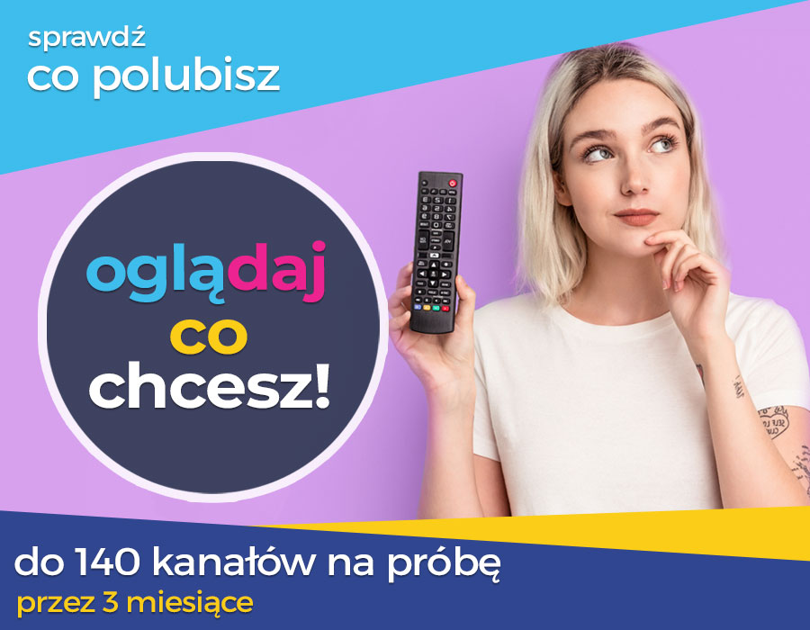 TV odkodowana na próbę przez 3 m-ce